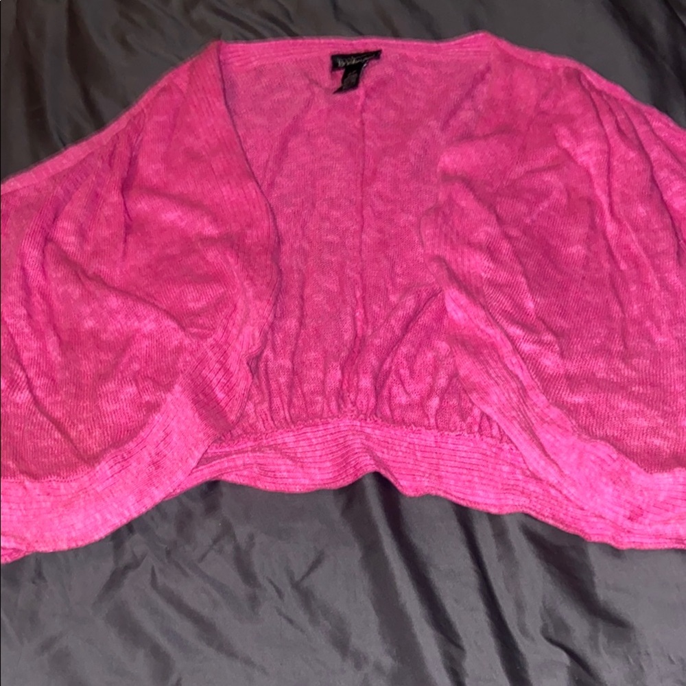 Lane Bryant pink shrug sweater size 18/20